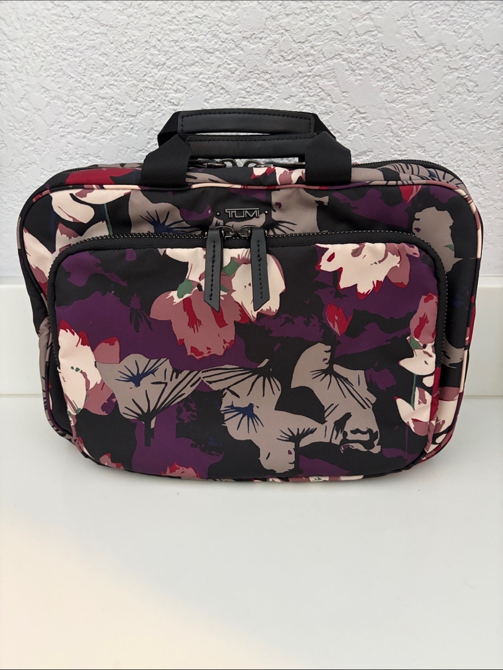 TUMI Hanging Toiletry Bag Floral Print